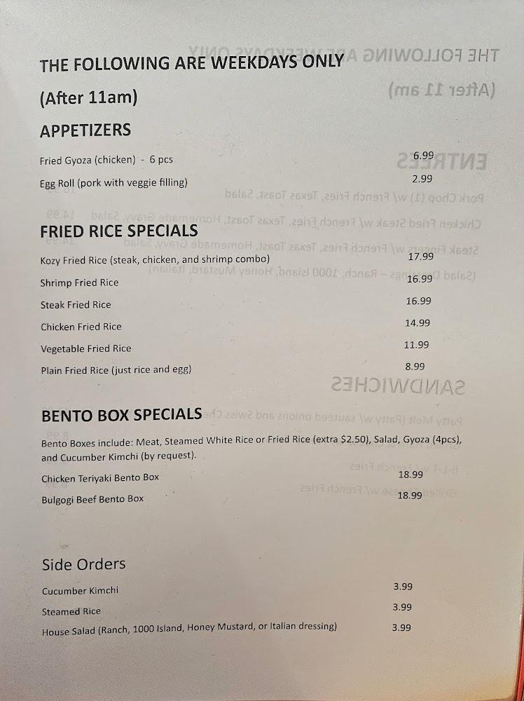 Kozy Kitchen Egg Roll